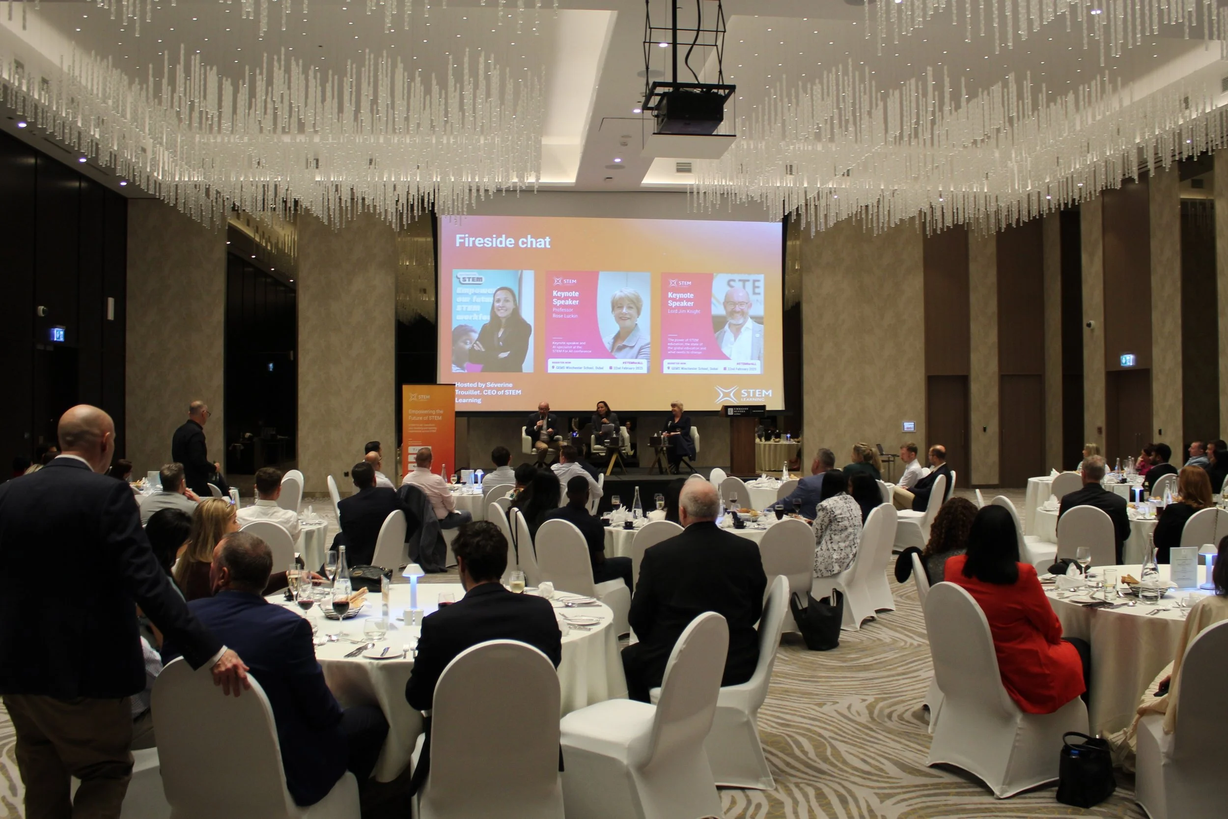 VIP networking dinner at STEMforAll 2025